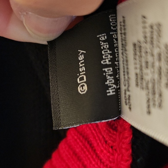 Disney Jack Skellington Kid's Black and Red Sweater - Picture 5 of 7